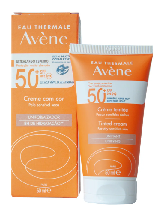 AVENE/ A-CREMA CON COLOR 50+ EP 50ML