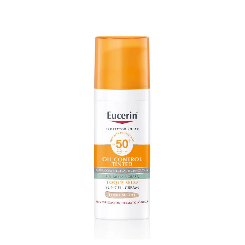 EUCERIN/ SUN FACE OIL CONTROL TONO MEDIO 50+ 50ML