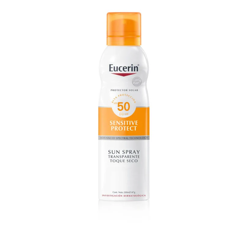 EUCERIN/ SUN SPRAY TOQUE SECO SPF50 TRANSPARENTE 200ML