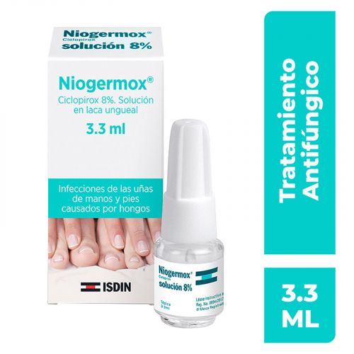 ISDIN / NIOGERMOX ® SOLUCIÓN 8% CICLOPIROX 3.3ML