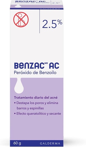 [3499320001335] GALDERMA/ BENZAC AC GEL 2.5% TUBO 60 G