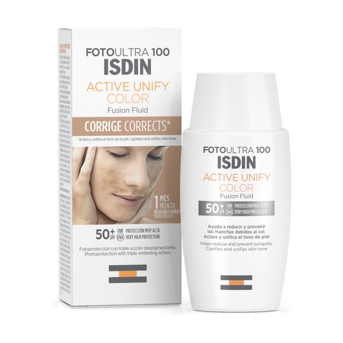 [8429420160668] ISDIN / FOTOULTRA 100 ISDIN ACTIVE UNIFY FUSION FLUID 50+ COLOR 50ML